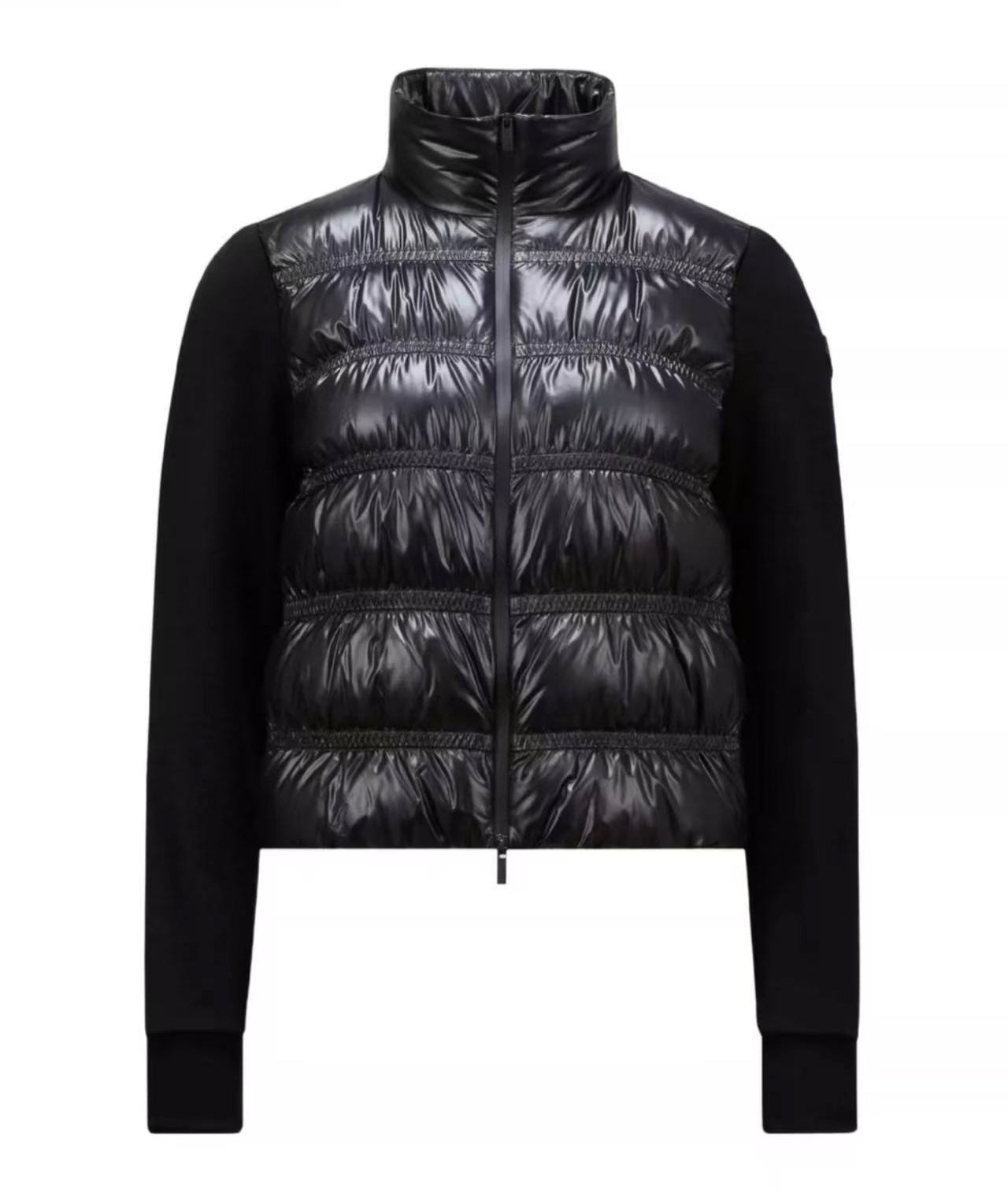 Moncler 25 Pleated Bubble Knitted Down Jacket for Women