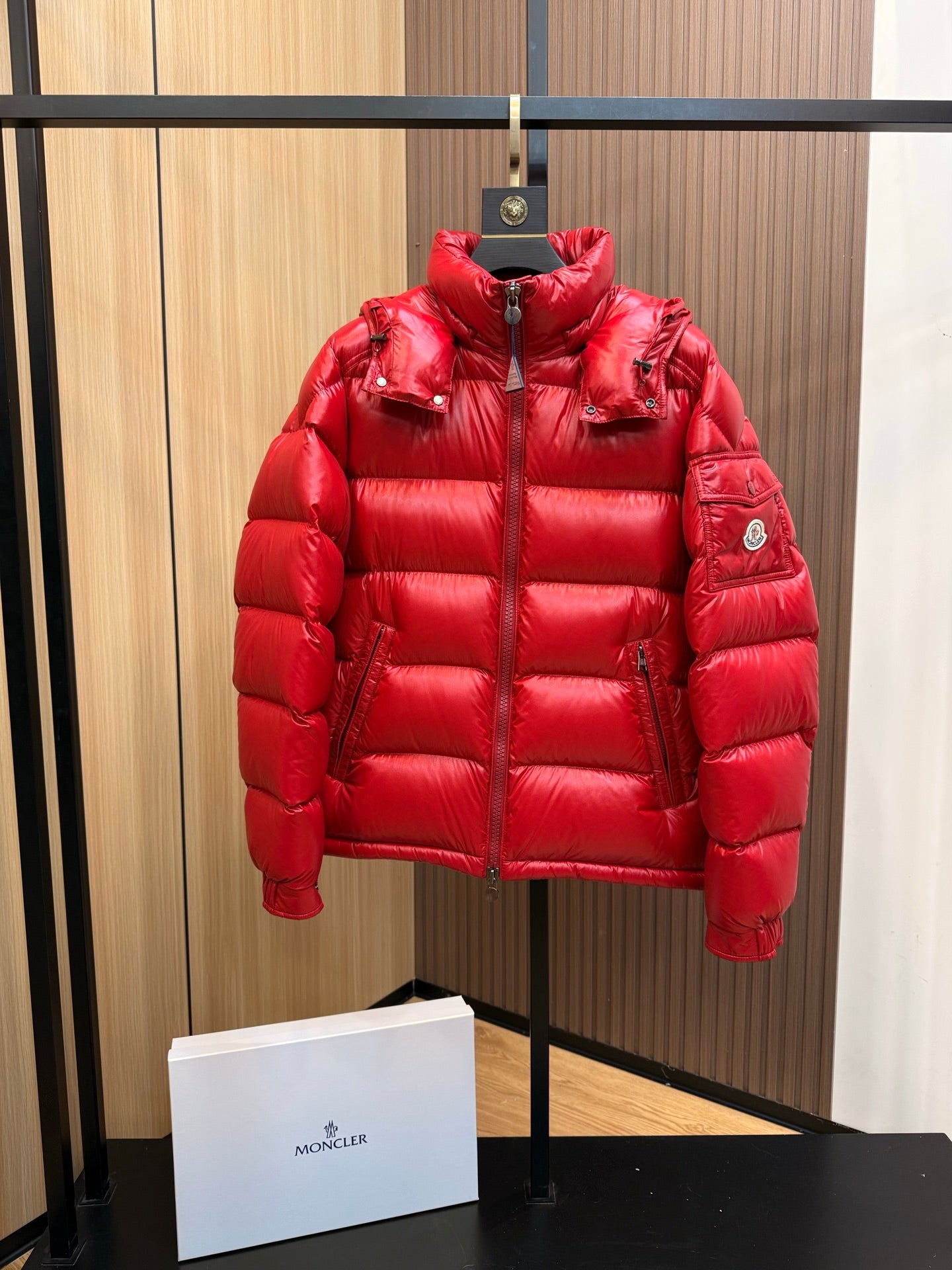 Moncler Classic Maya Short Down Jacket â€“ Warm & Stylish