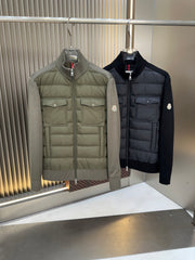 Moncler-Inspired Unisex Knitted Down Jacket - Sizes M to XXXL