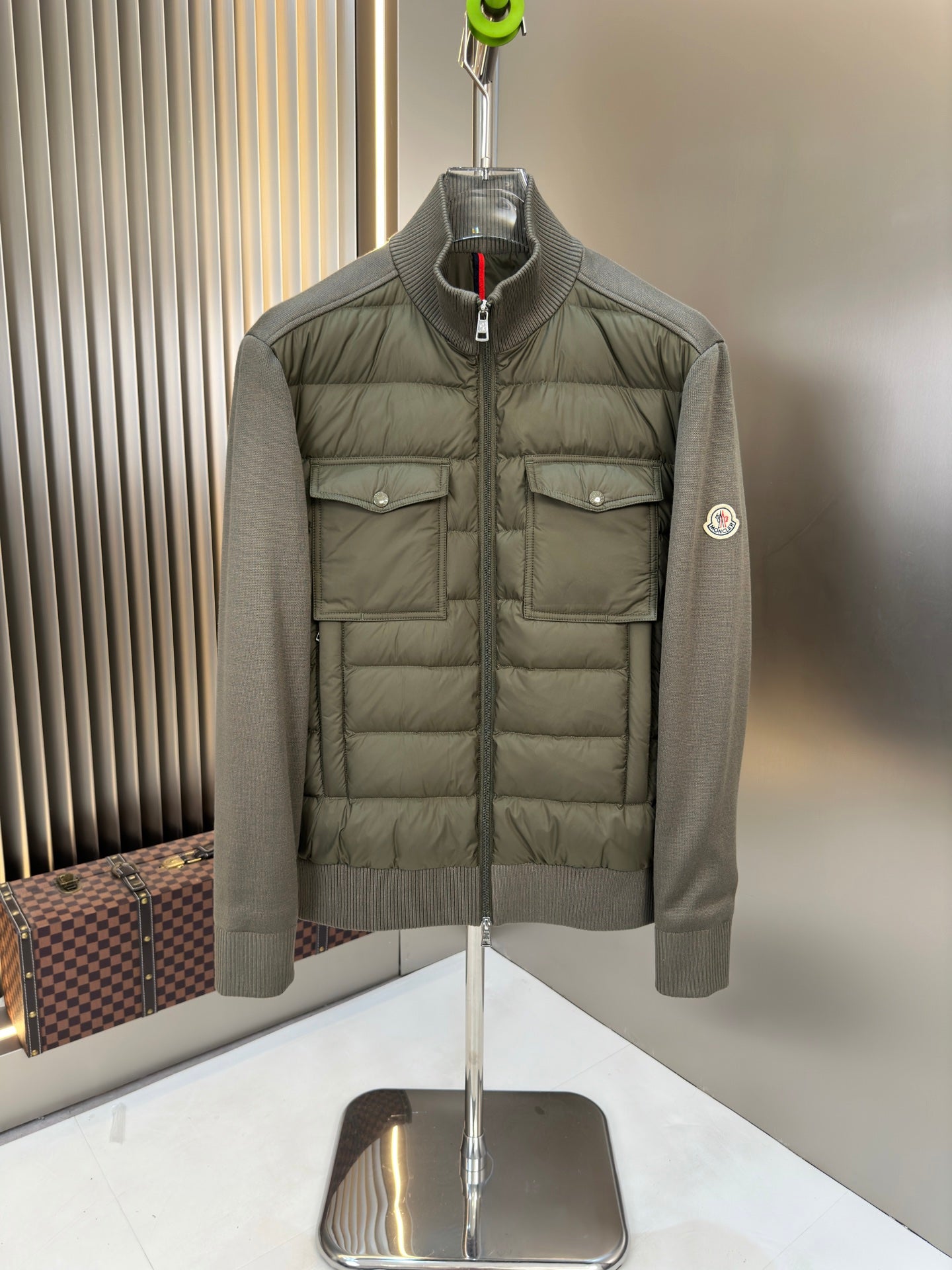 Moncler-Inspired Unisex Knitted Down Jacket - Sizes M to XXXL