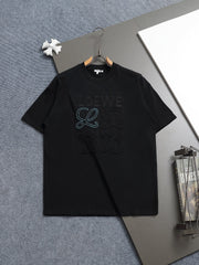 LOEWE/Luo Yiwei Color Block Short-Sleeve T-Shirt