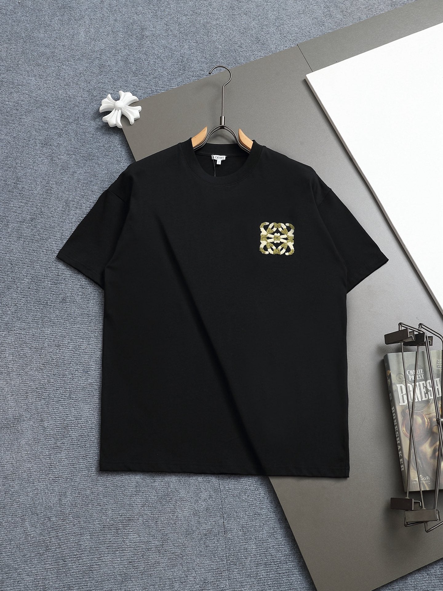 LOEWE Men's Color Block Short-Sleeved T-Shirt