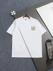 LOEWE Luo Yiwei Color Block Embroidered T-Shirt - Premium Quality