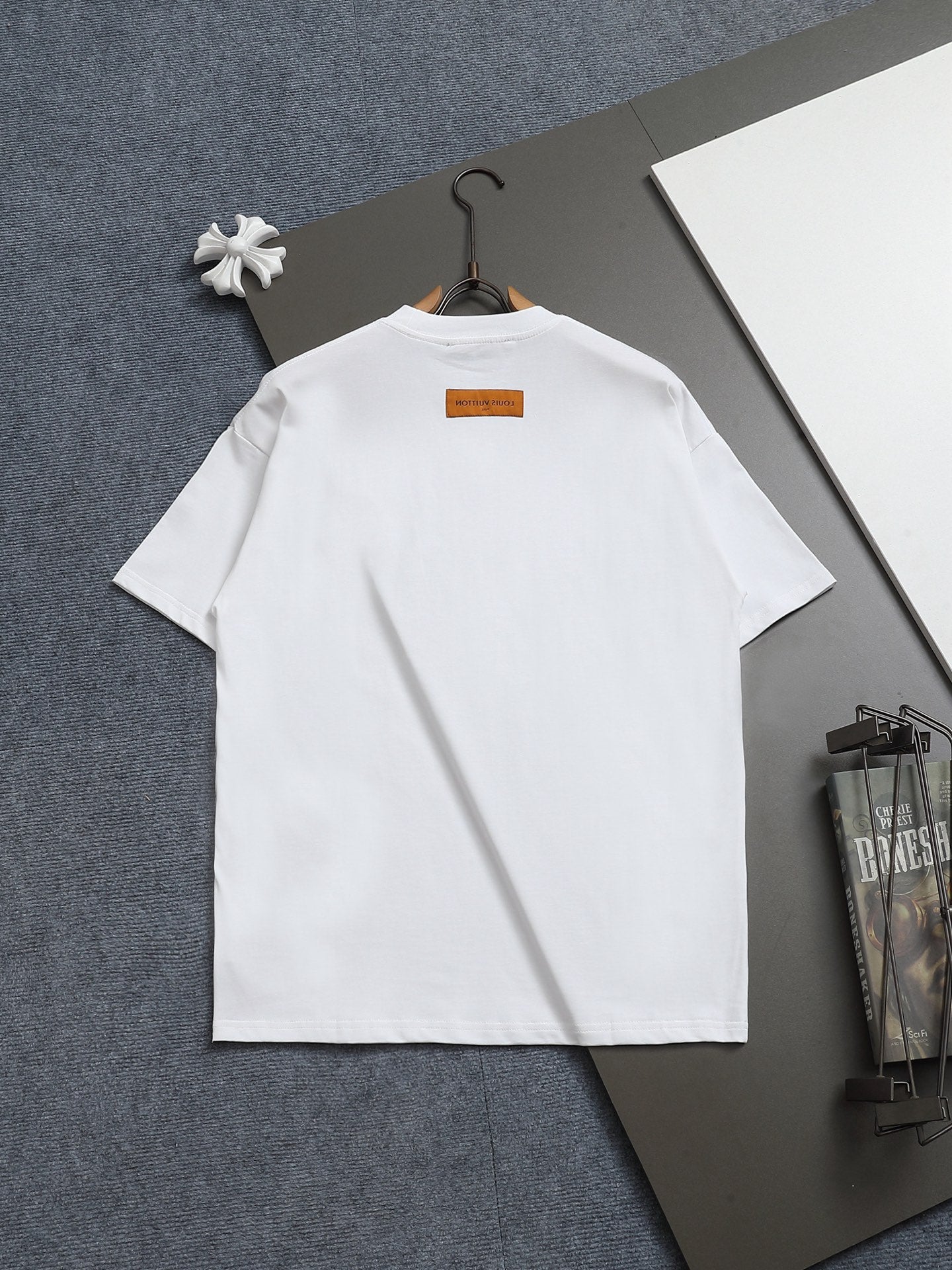 Louis Vuitton 260g Round Neck Embroidered T-Shirt