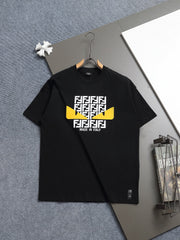 Fendi Little Monster Silicone Eyes Short-Sleeve T-Shirt