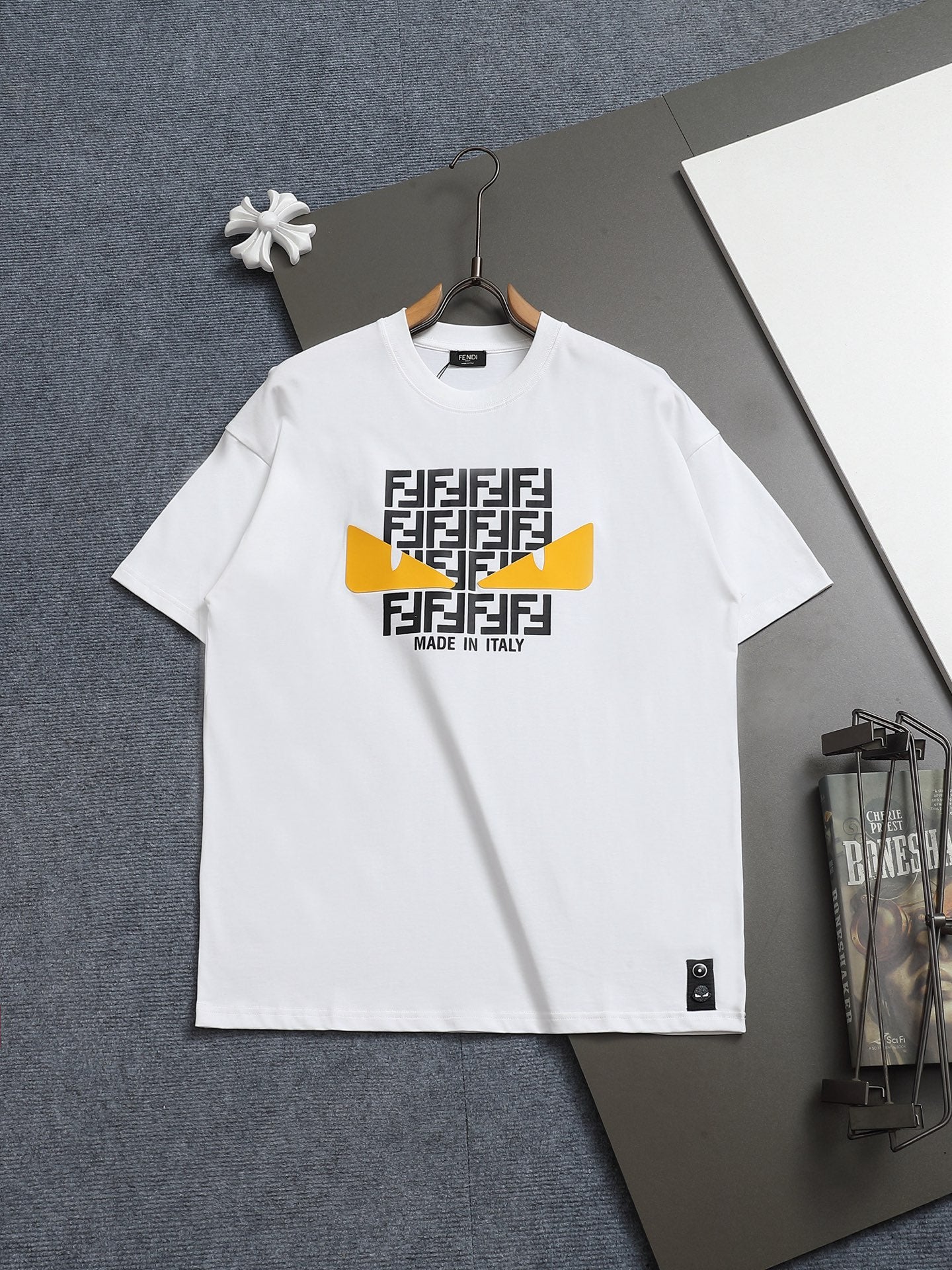 Fendi Little Monster Silicone Eyes T-Shirt - Stylish Short Sleeve Tee