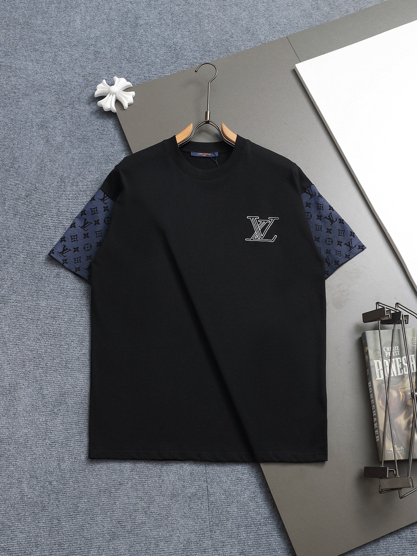 Louis Vuitton 260g Round Neck T-Shirt - Black & White