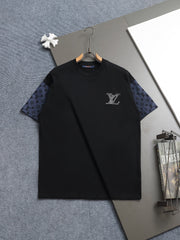 Louis Vuitton 260g Round Neck T-Shirt - Black & White