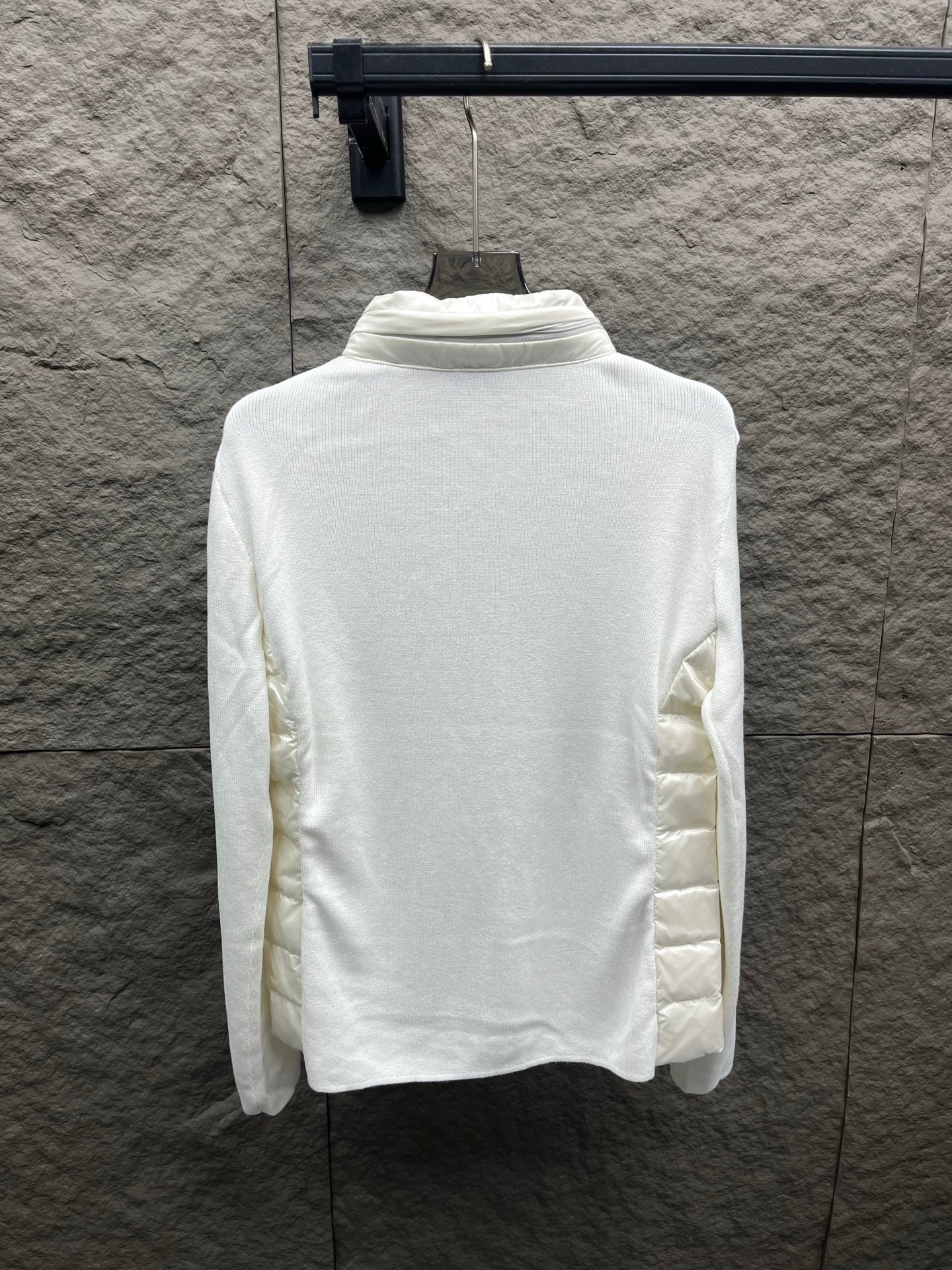 Moncler 25 Wool Knitted Sleeve Down Jacket - Early Autumn Collection