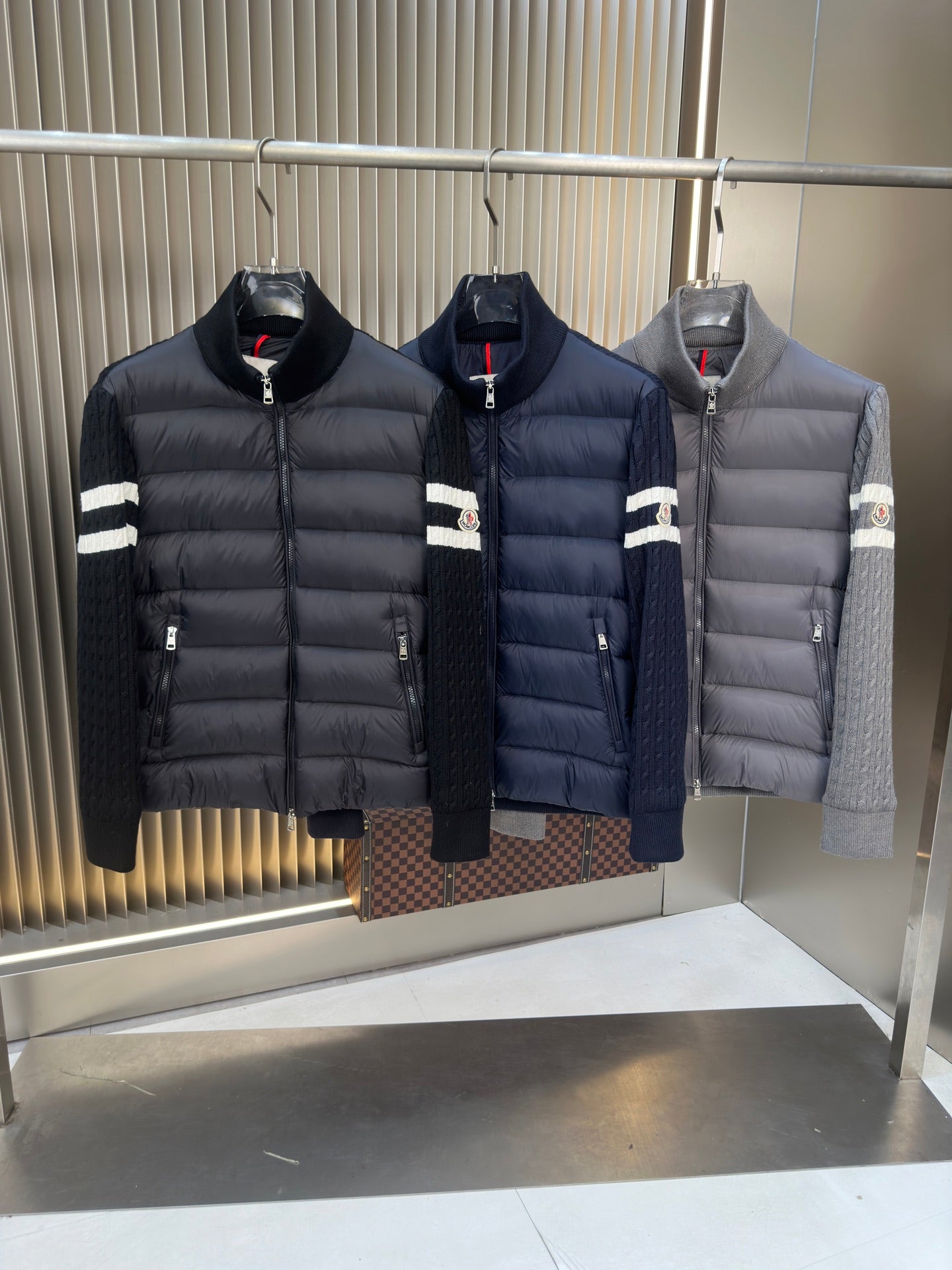Moncler Knitted Down Jacket - Sizes M to XXXL