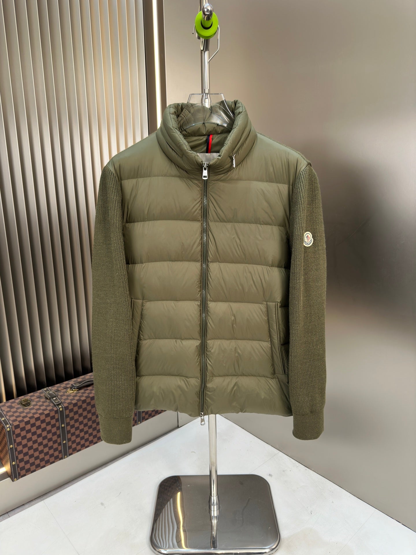 Moncler High Version Knitted Down Jacket - Sizes M to XXXL