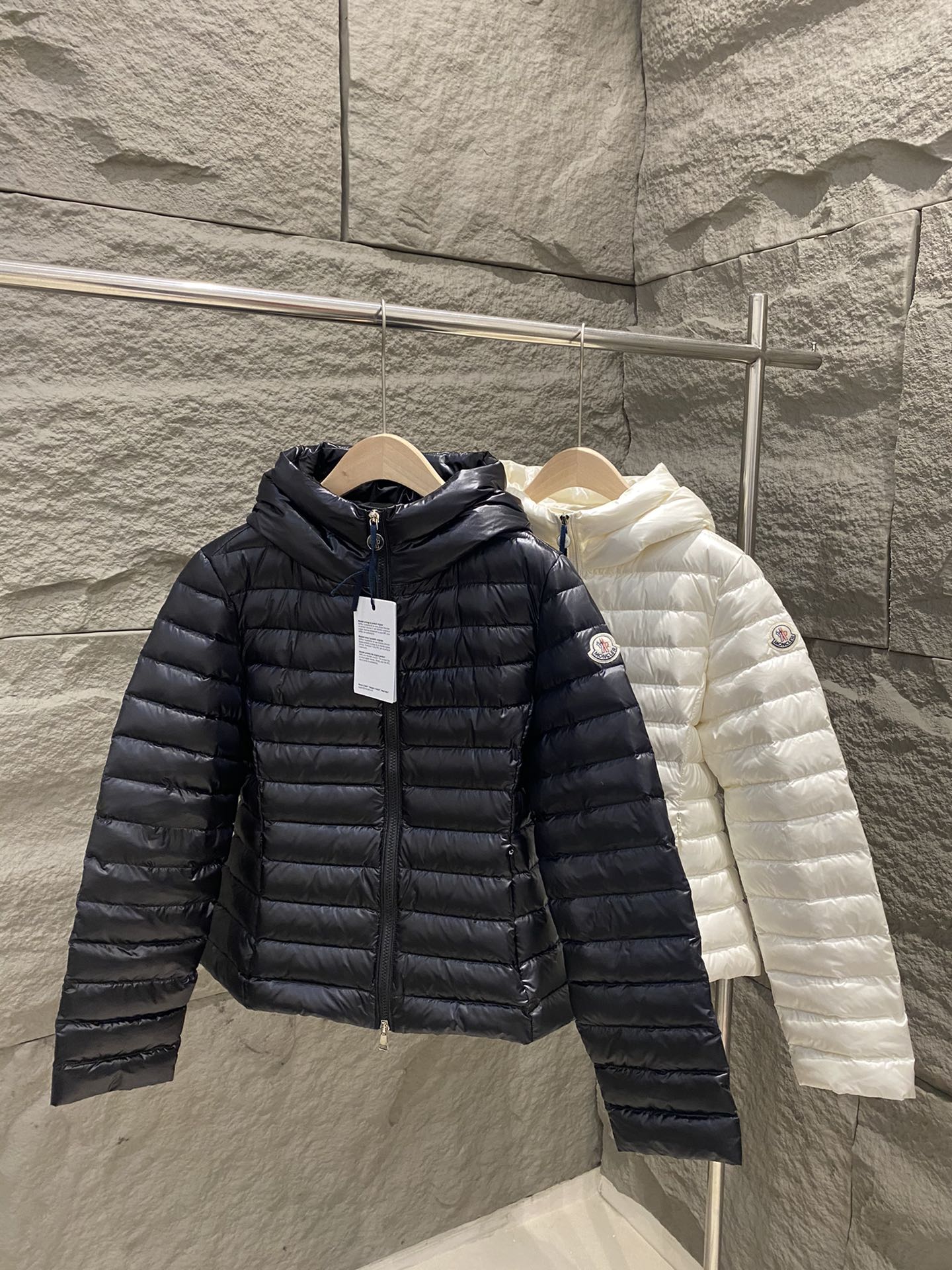 Women's Hooded Cropped Down Jacket by Moncler