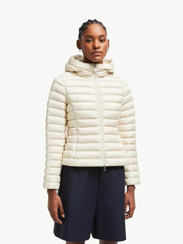 Women's Cropped Hooded Down Jacket - Moncler Ige