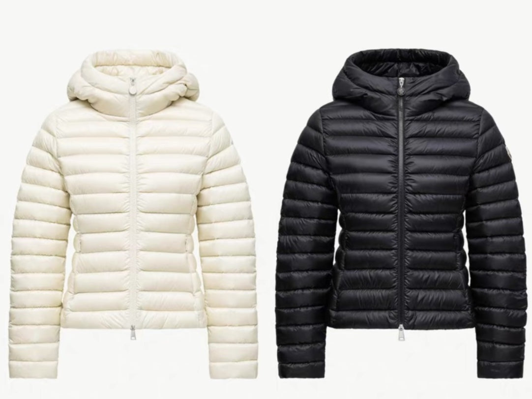 Women's Cropped Hooded Down Jacket - Moncler Ige