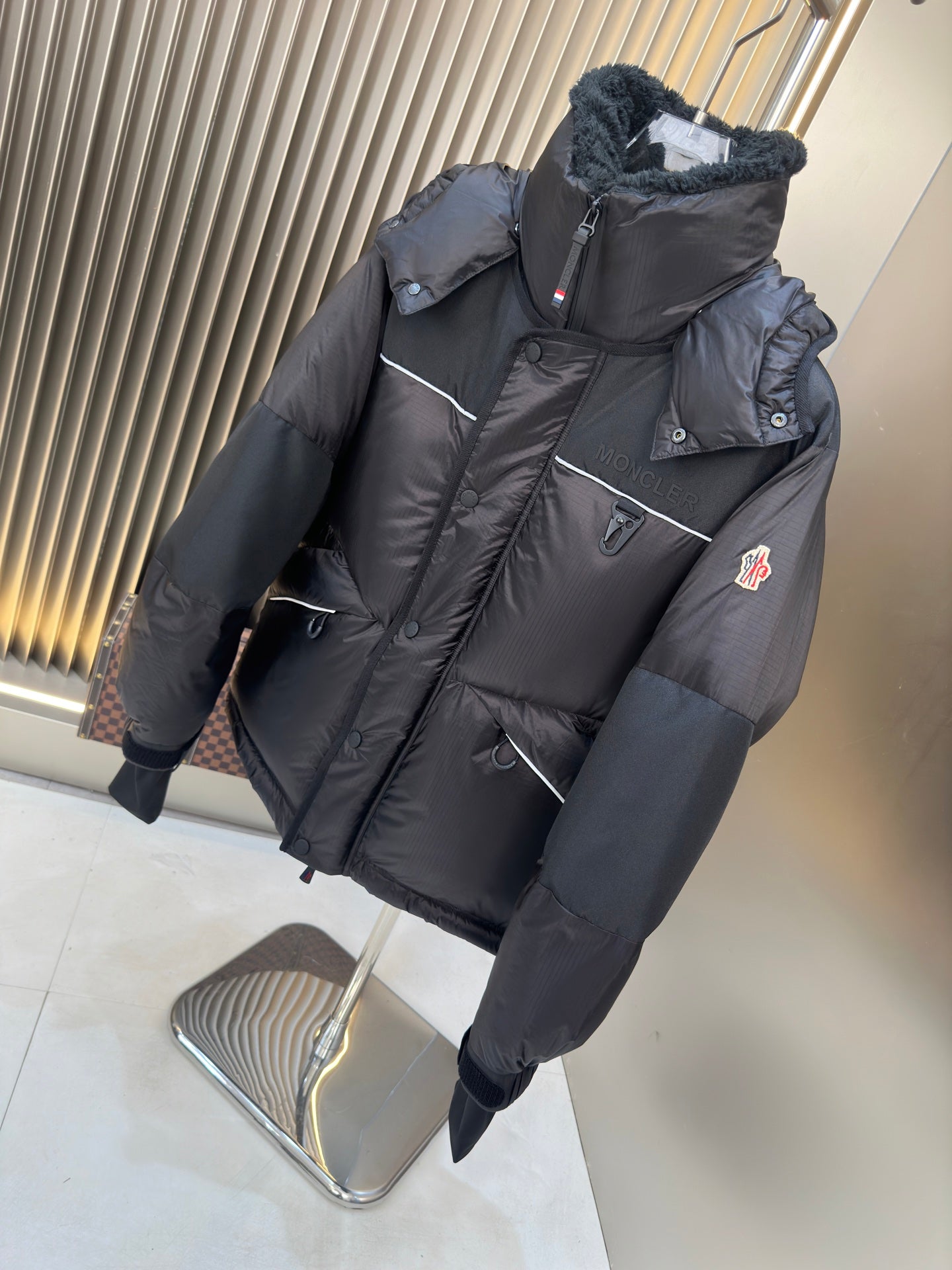 Moncler Men's Color Label Down Ski Jacket