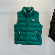 Moncler Tibb Kids' Down Vest - Winter Stand-Up Collar Jacket