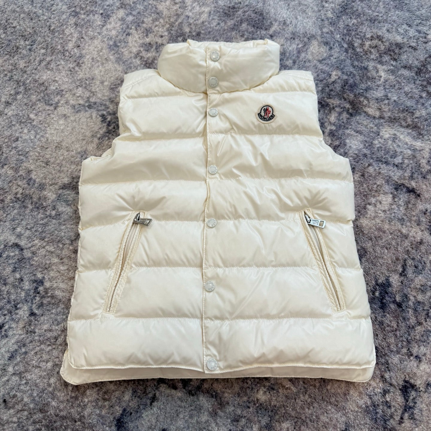 Moncler Tibb Kids' Down Vest - Stand-Up Collar Winter Jacket