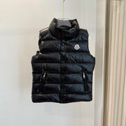 Kids' Moncler Tibb NFC-Enabled Stand-Up Collar Down Vest - Winter Jacket