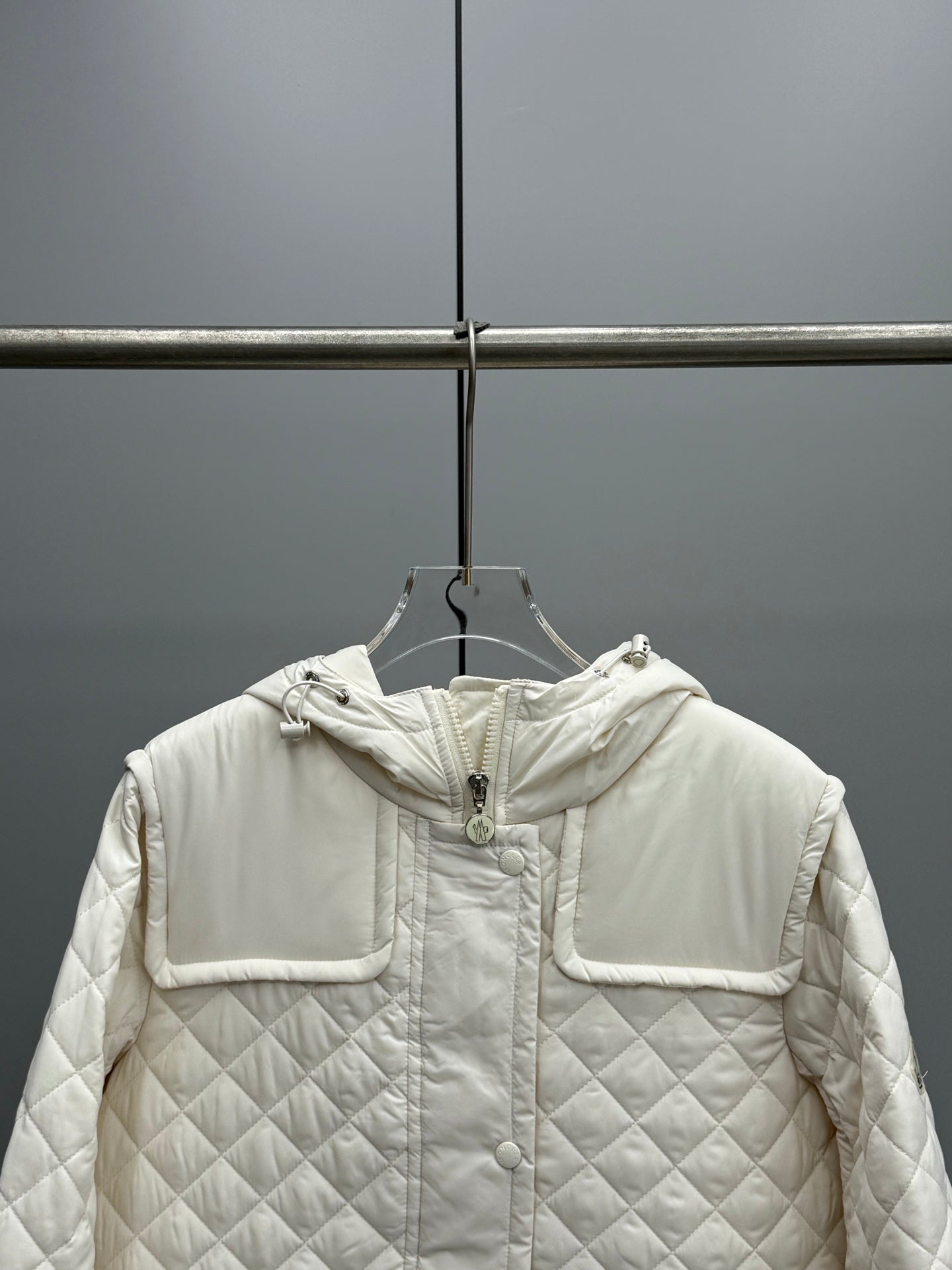 Luxurious Moncler Chacenay Mid-Length Hooded Windbreaker & Down Jacket