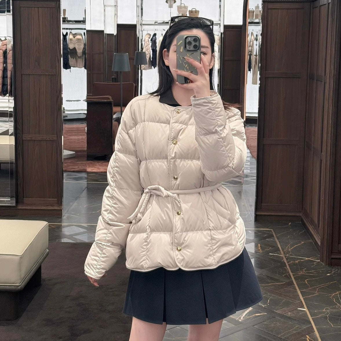 Moncler Women's Caramagne Belted Down Jacket - Autumn/Winter 2025