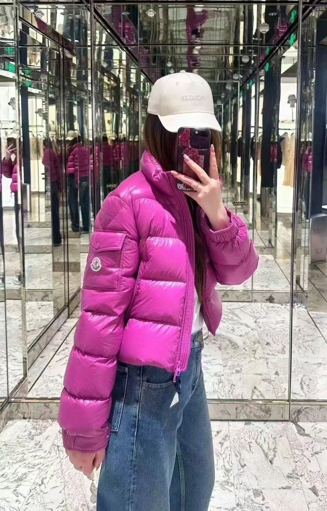 Moncler Women's Petra Short Down Jacket