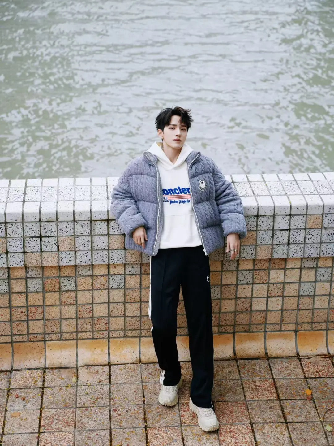 Moncler x Palm Angels Collaboration Down Jacket - GENIUS Collection