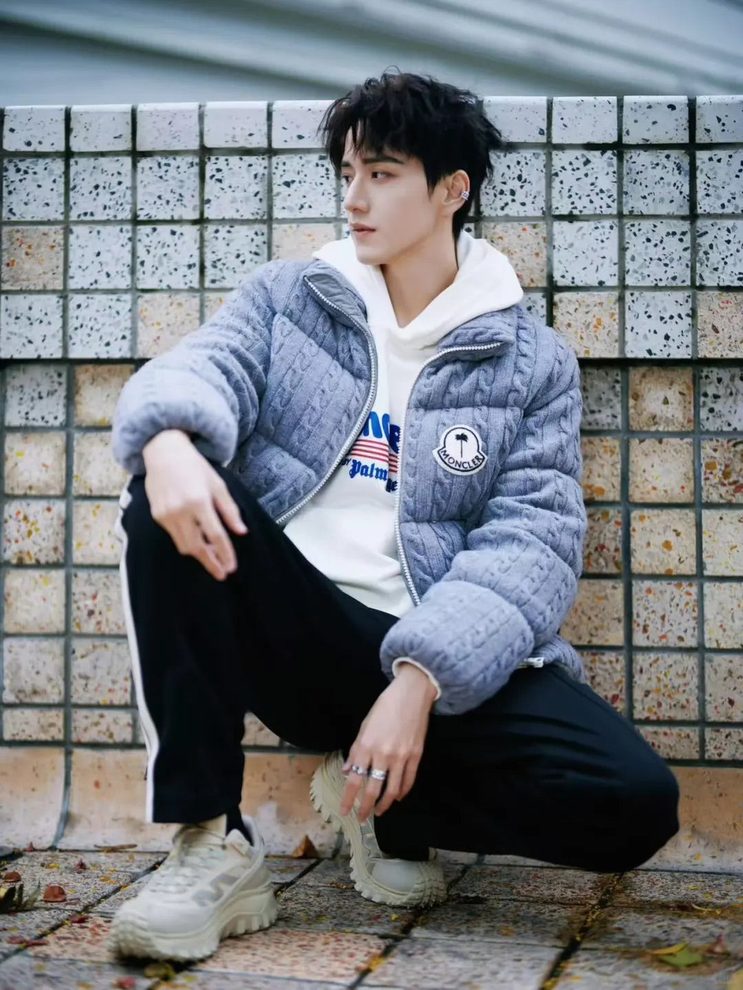 Moncler x Palm Angels Collaboration Down Jacket - GENIUS Collection