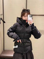 Authentic MONCLER Women's TOLIMA Down Ski Suit - Black & Off-White