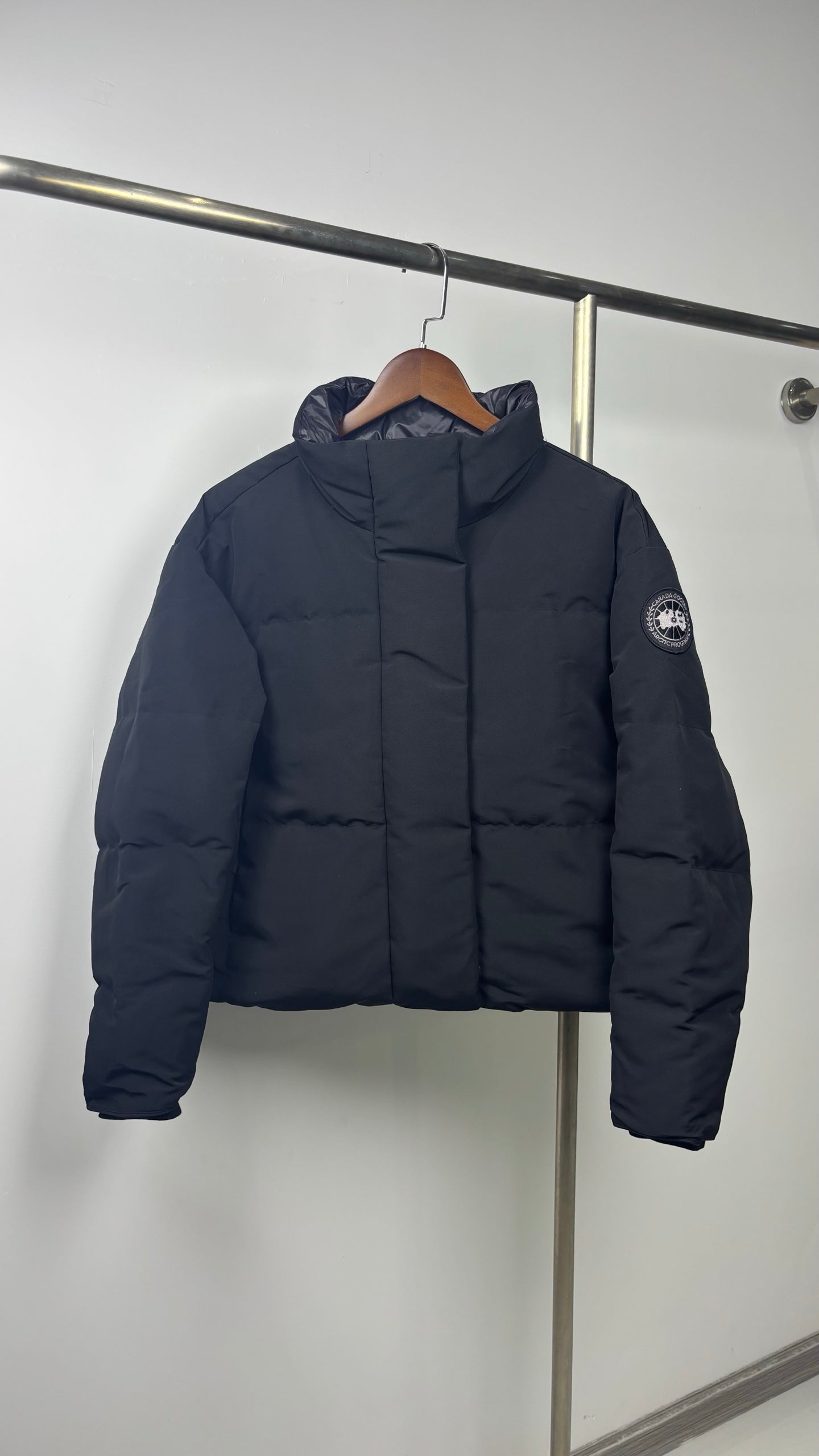 Canada Goose Grandview Womenâ€™s Down Jacket - Short Logo & Stand Collar