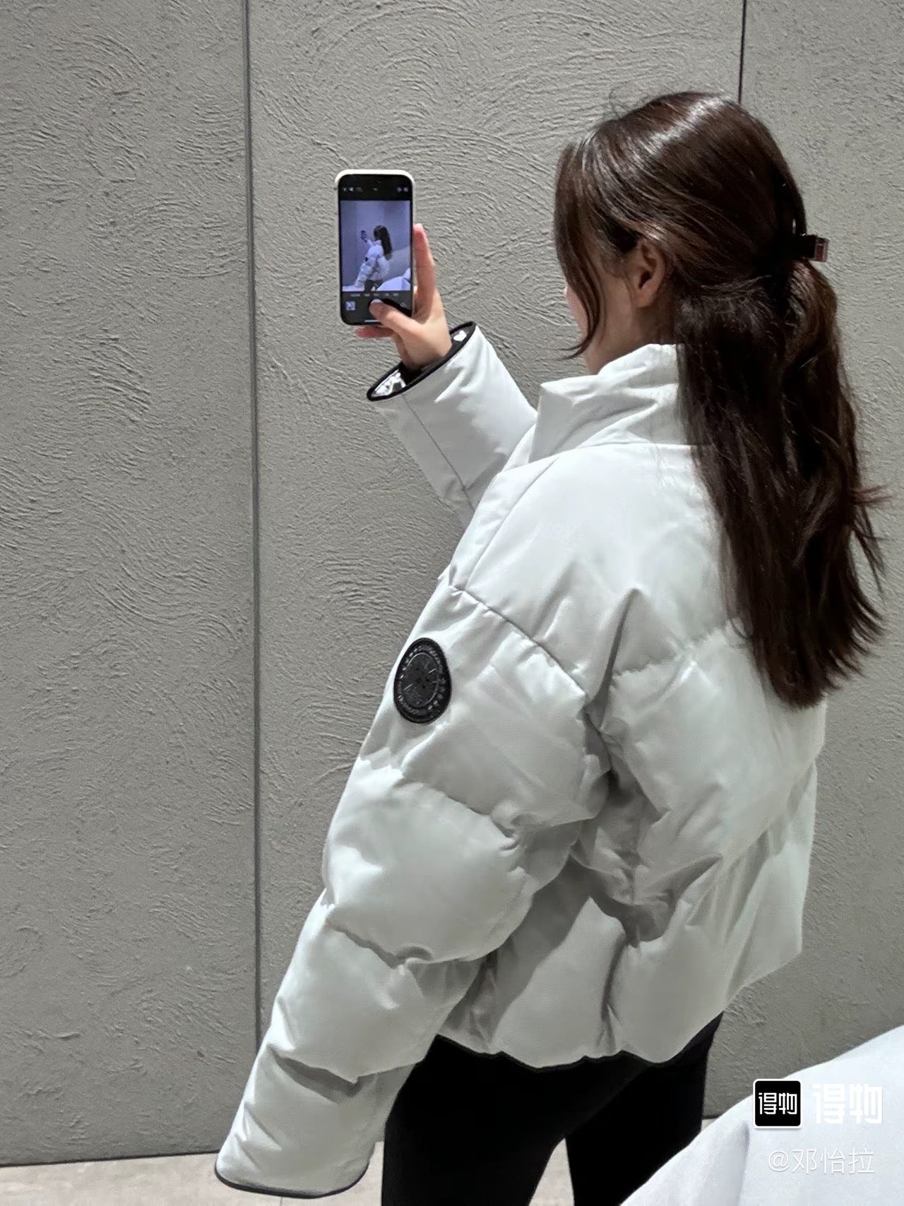 Canada Goose Grandview Women's Down Jacket - Solid Color Stand Collar