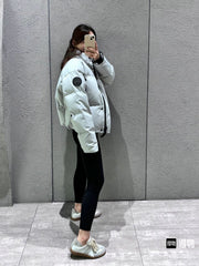 Canada Goose Grandview Women's Down Jacket - Solid Color Stand Collar