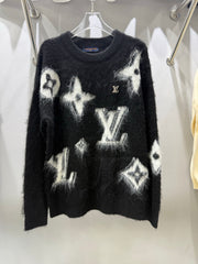 LV2025ss Catwalk-Style Knitted Fleece Sweater