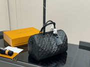 Luxury Cowhide LV Keepall Pillow Bag - Unisex Travel Essential