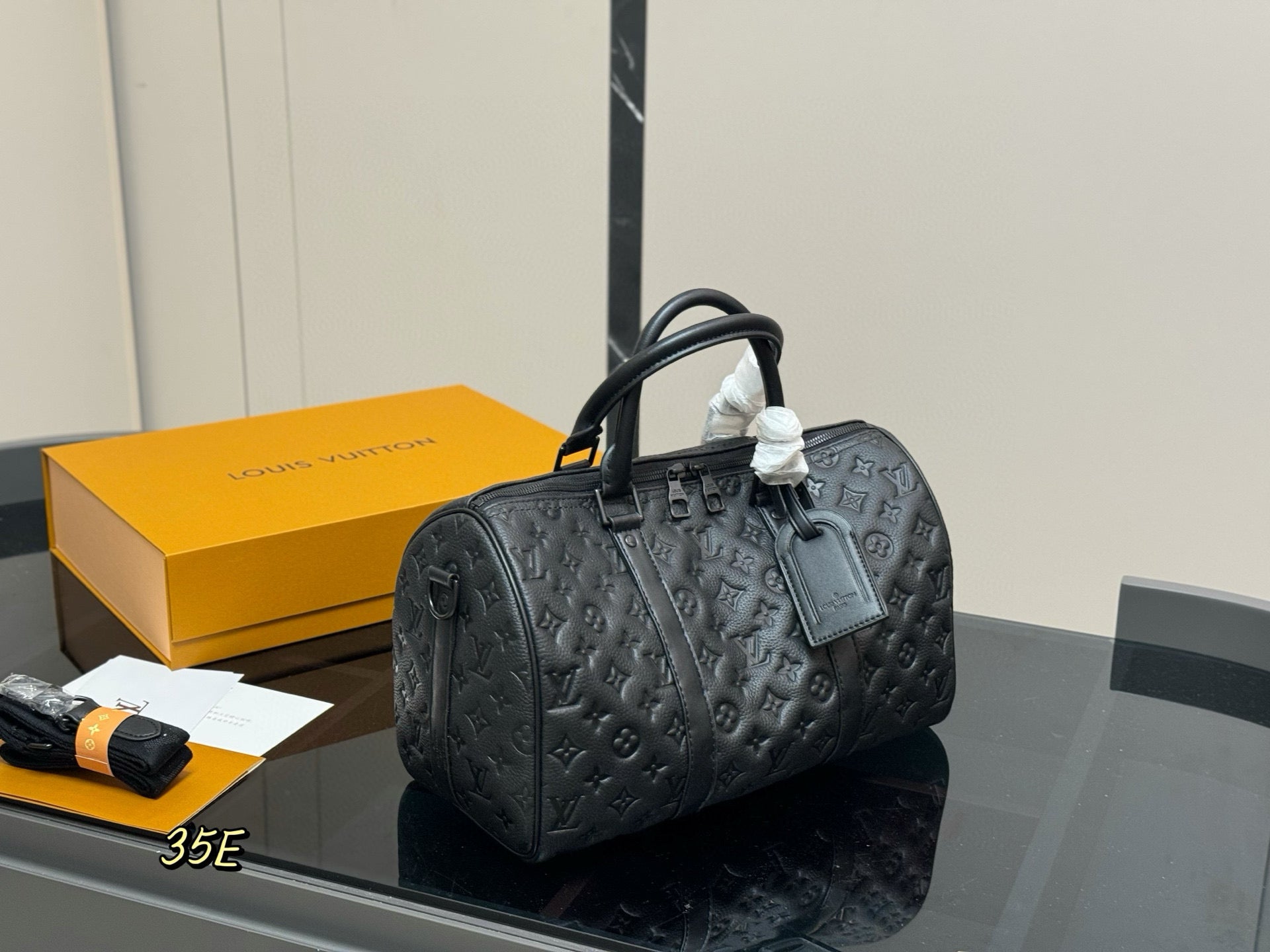 Luxury Cowhide LV Keepall Pillow Bag - Unisex Travel Essential