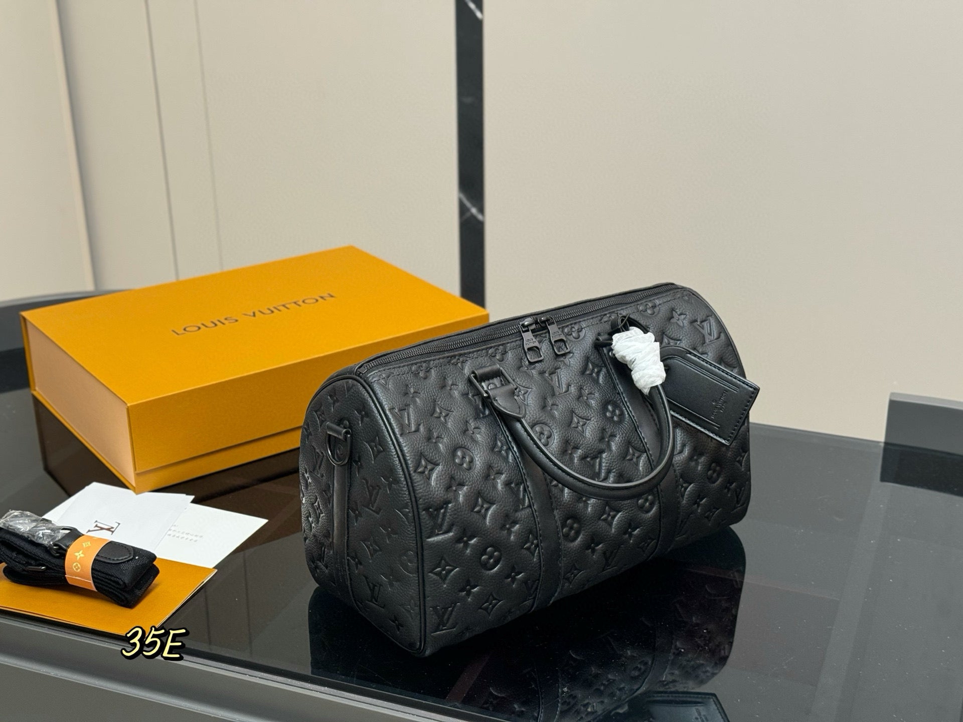 Luxury Cowhide LV Keepall Pillow Bag - Unisex Travel Essential