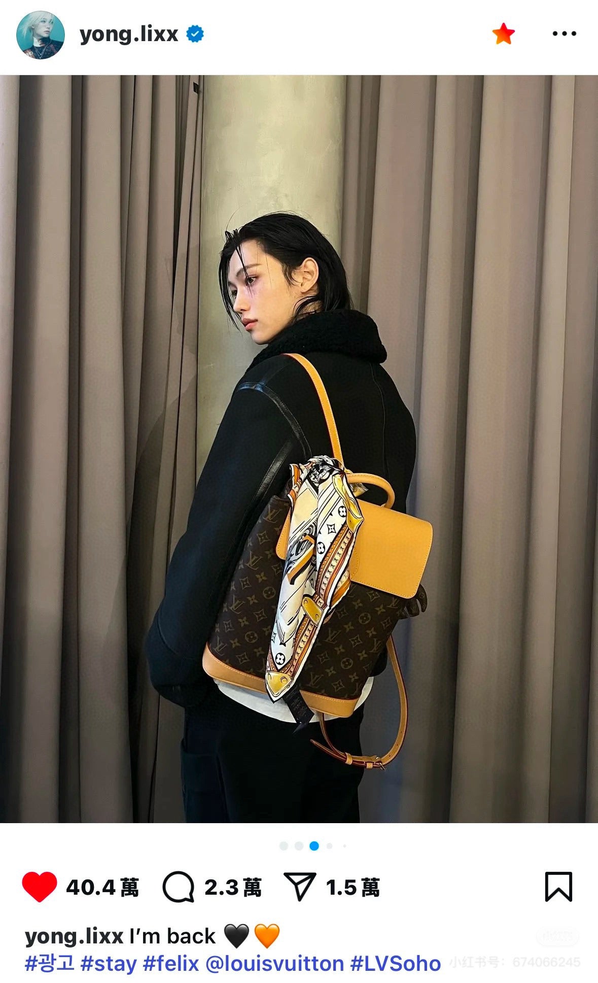 Timeless Classic Leather Handbag by Louis Vuitton