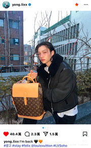 Timeless Classic Leather Handbag by Louis Vuitton