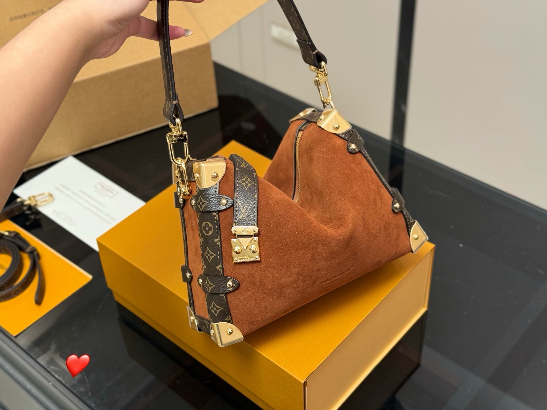 LV Wang Zha Catwalk Soft Box S - Stylish Folding Bag