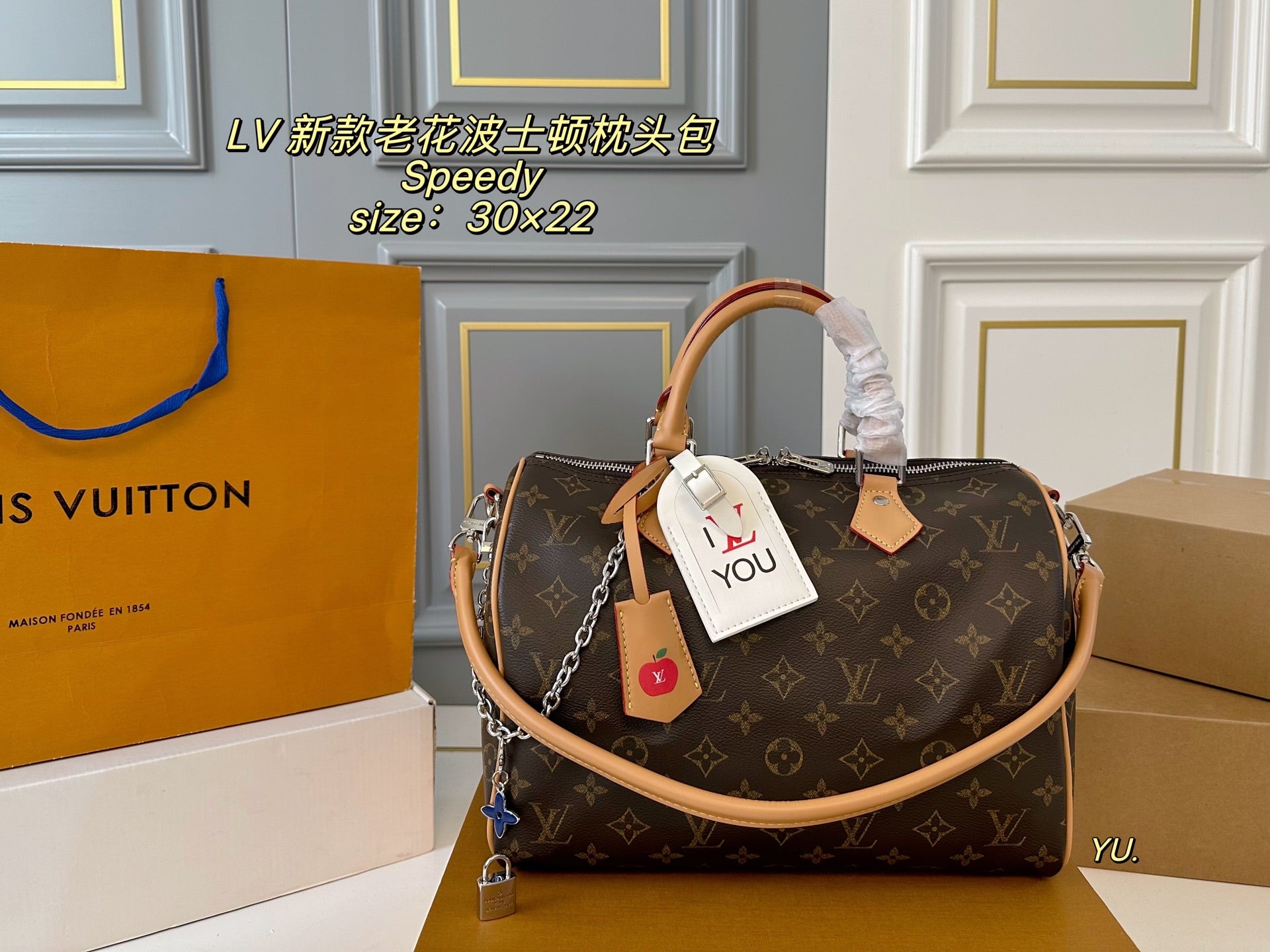 Louis Vuitton Speedy Boston Pillow Bag - Classic Fashionable Handbag