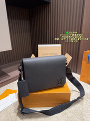 Luxury LV Men's Flap Messenger Bag - Stylish & Functional