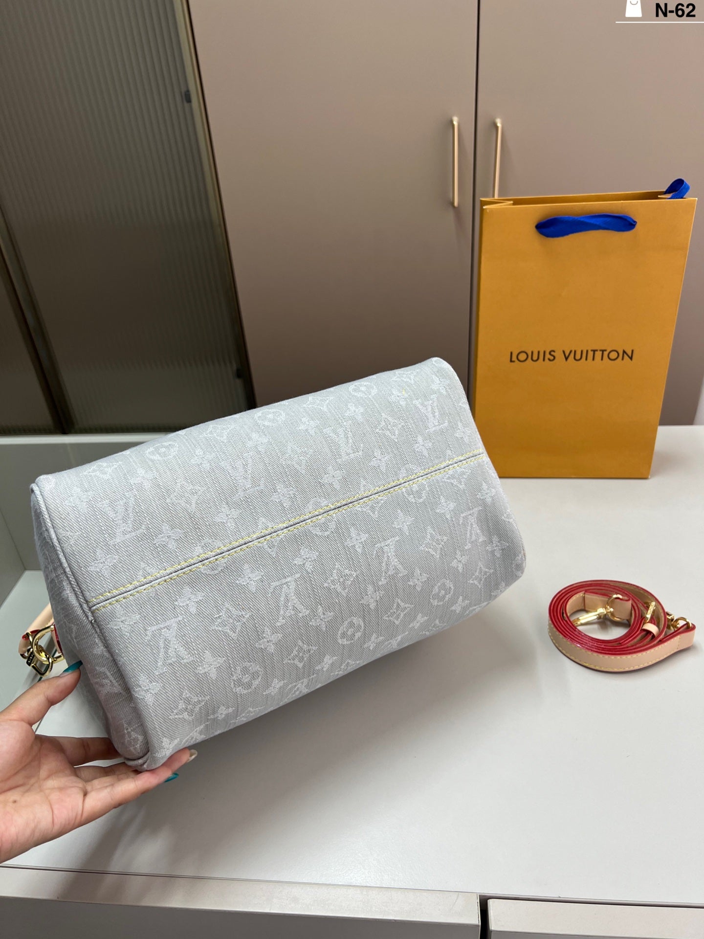Louis Vuitton Denim Pillow Bag - Classic & Versatile