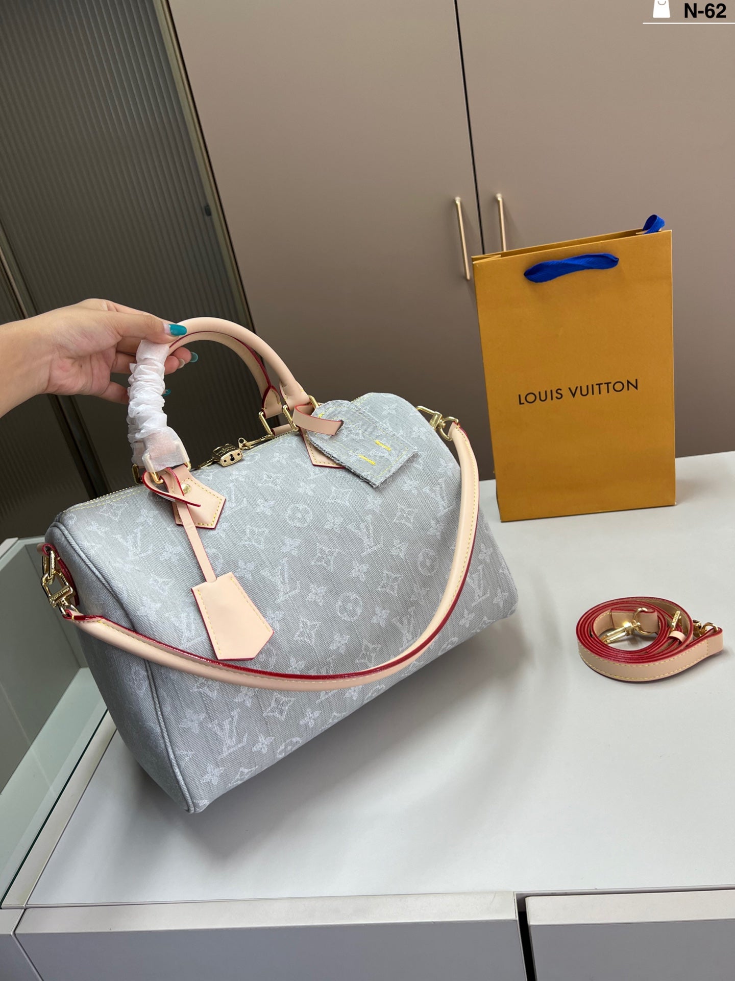 Louis Vuitton Denim Pillow Bag - Classic & Versatile