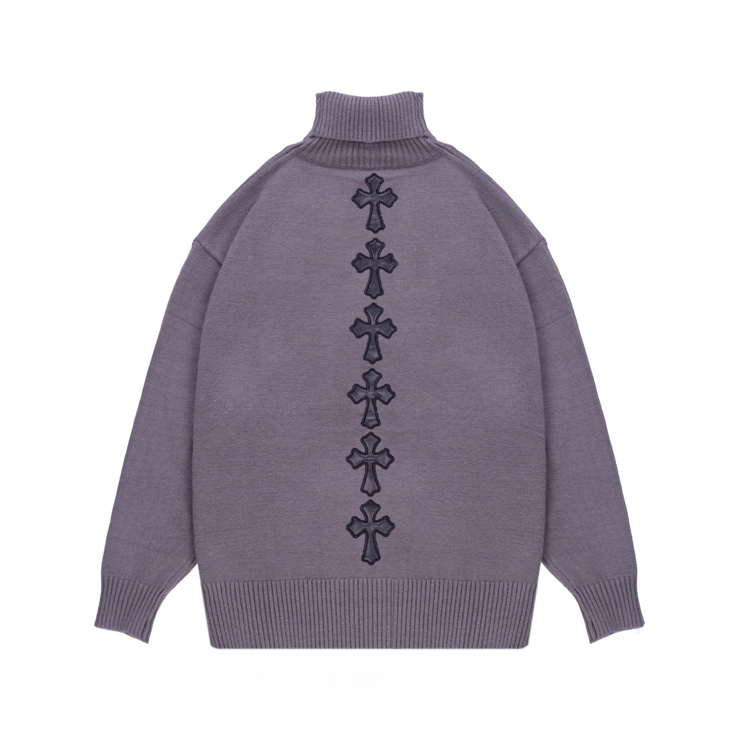 Trendy Mercerized Cotton Turtleneck Sweater - Unisex Fashion Staple