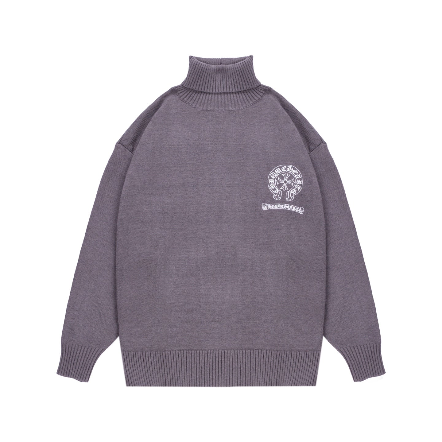 Trendy Mercerized Cotton Turtleneck Sweater - Unisex Fashion Staple