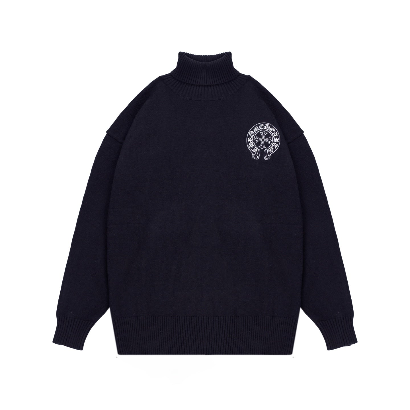 Mercerized Cotton Turtleneck Sweater - TBG L025 Model