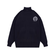 Mercerized Cotton Turtleneck Sweater - TBG L025 Model