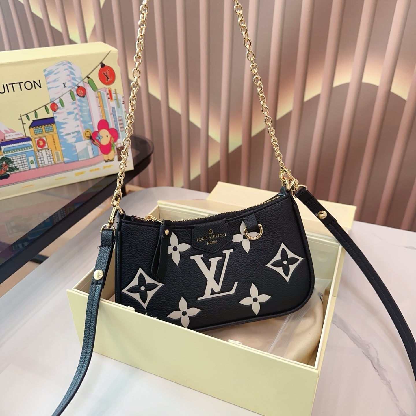 Louis Vuitton Easy Pouch Embossed Mahjong Bag - Compact & Stylish