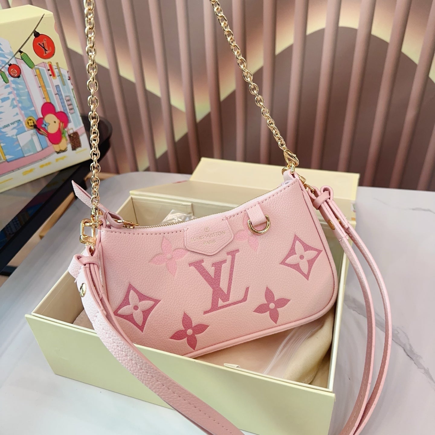 Louis Vuitton Easy Pouch Embossed Mahjong Bag - Compact & Stylish