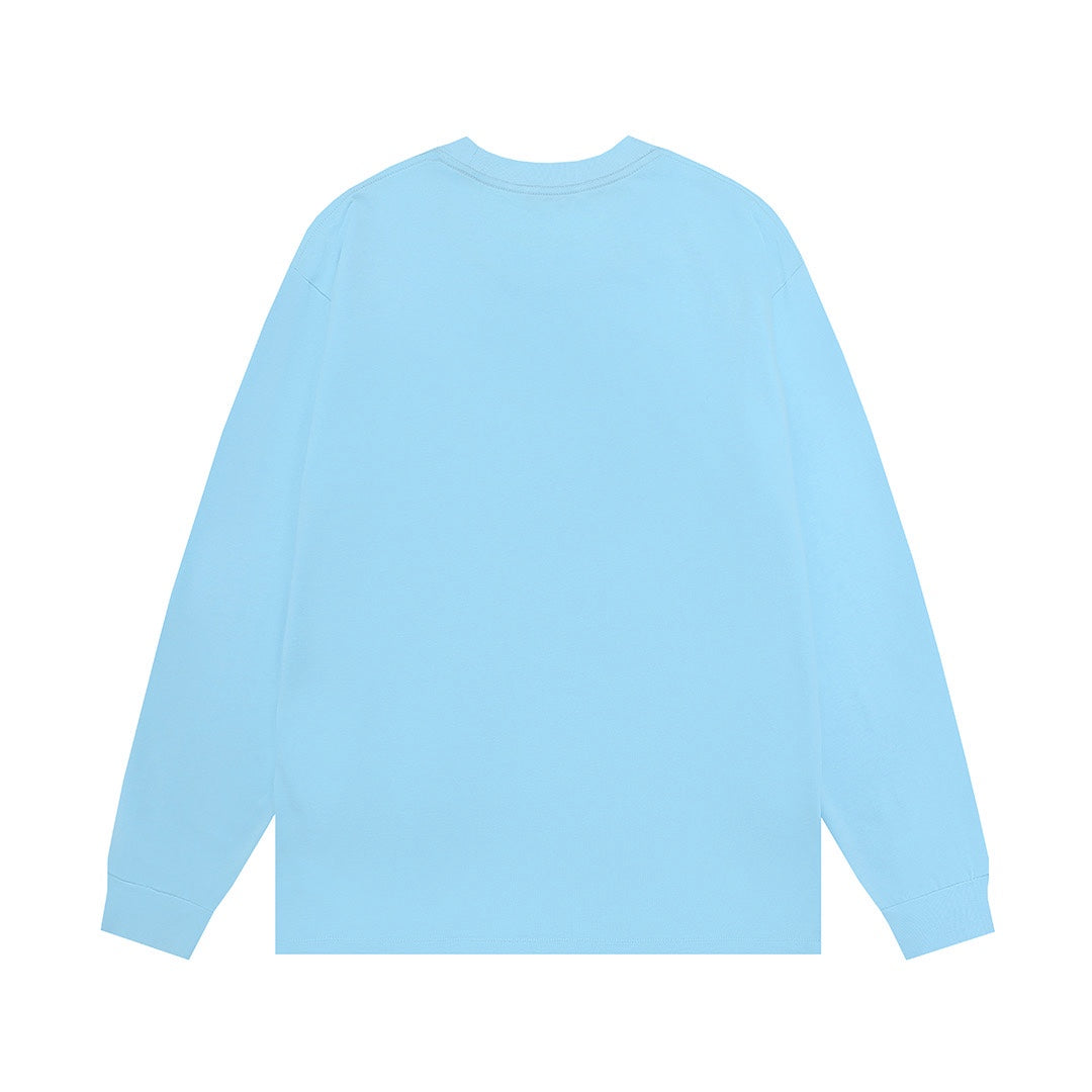 Gucci Unisex Long-Sleeve T-Shirt in Sky Blue