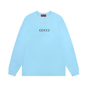 Gucci Unisex Long-Sleeve T-Shirt in Sky Blue